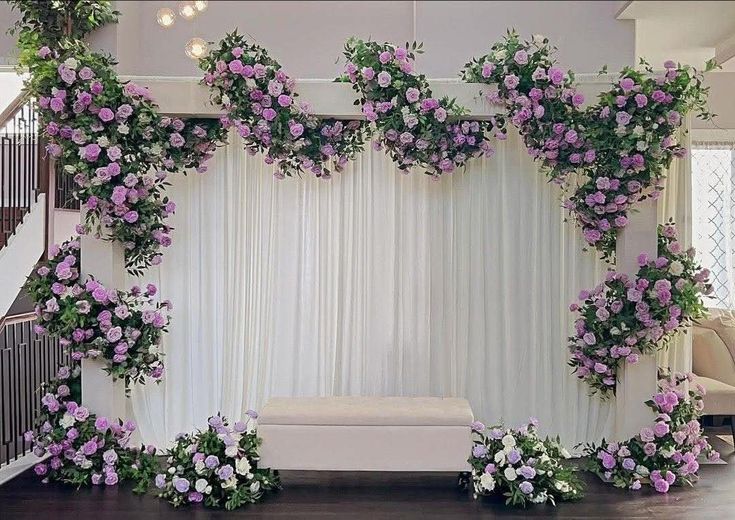 Wedding entrance decoration